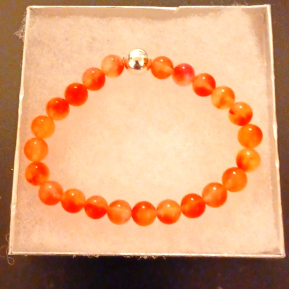 🔥CLEARANCE! Sunset Malaysian Jade Stone Bracelet